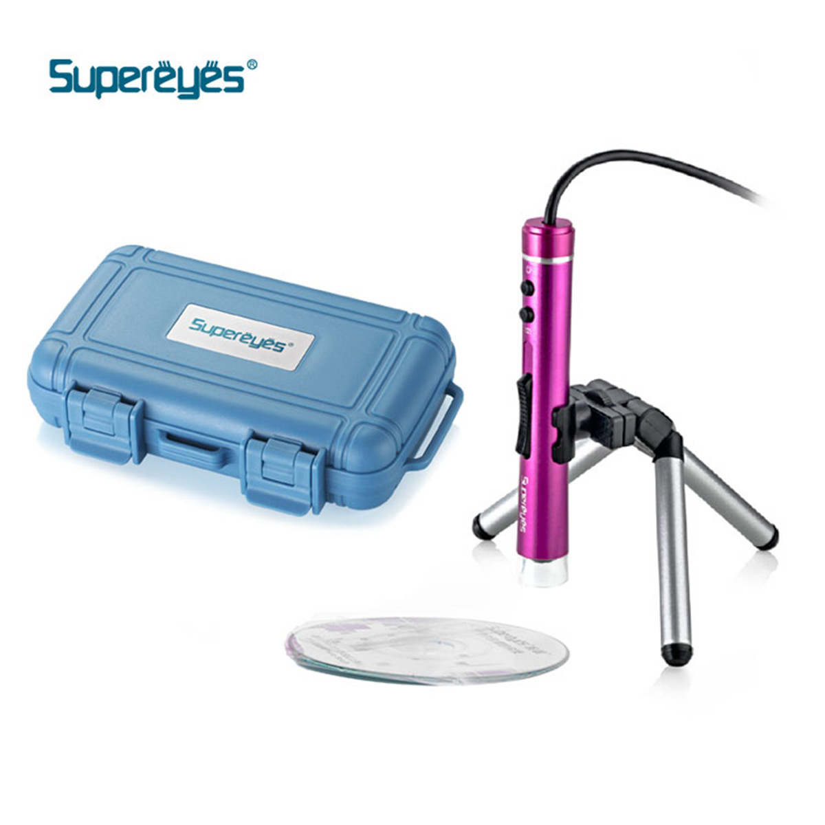 Usb Microscope Digital - Supereyes B010 2MP 1-500x USB مجهر