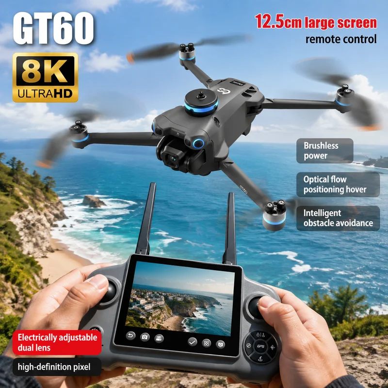 New Gadgets Electronic - طائرة بدون طيار صغيرة جديدة GT60