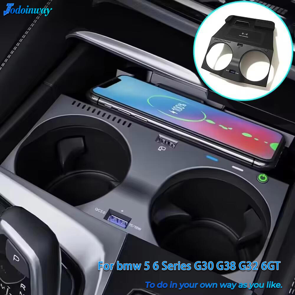 Wireless Phone Charger Pad - حامل هاتف للسيارة مع شاحن لاسلكي