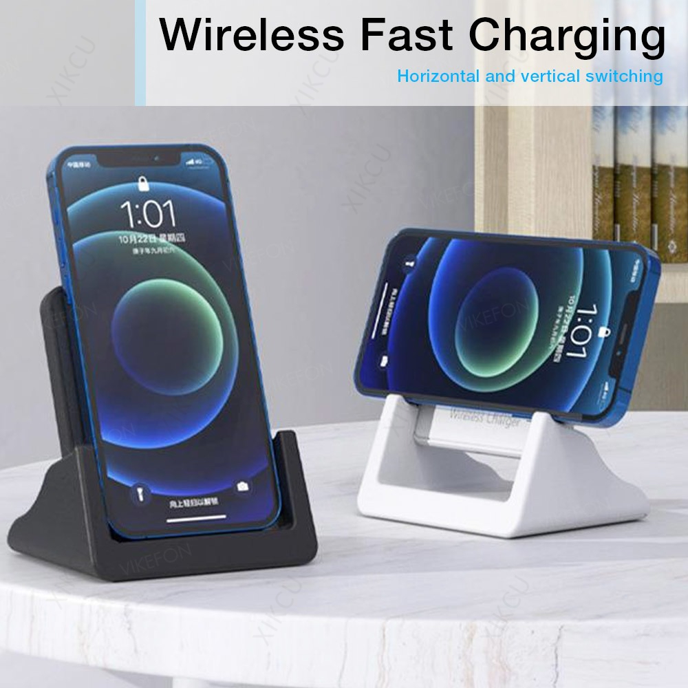 Wireless Phone Charger Pad - سطح المكتب حامل هاتف قابل للإزالة