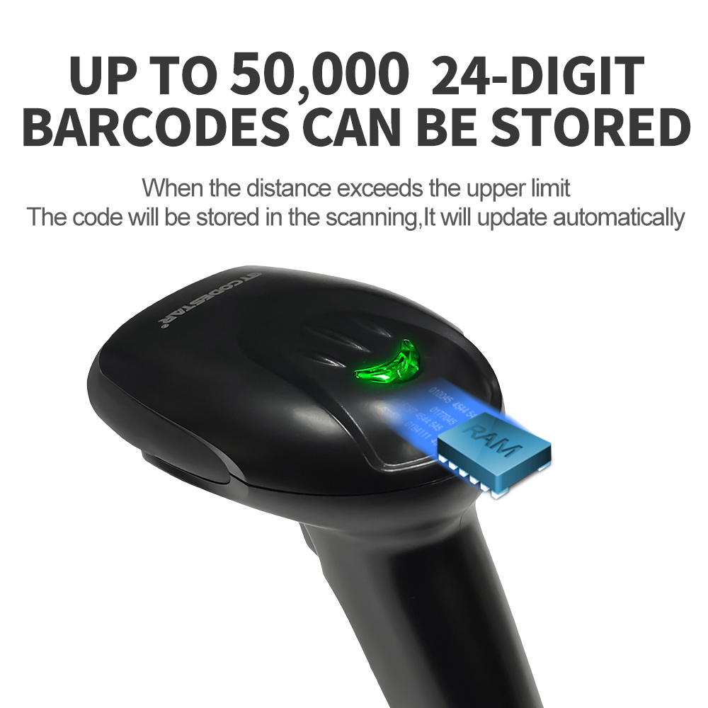 GTCODESTAR X-9701C يده لاسلكي  - مراجعة Barcode Scanner Wireless وسعره