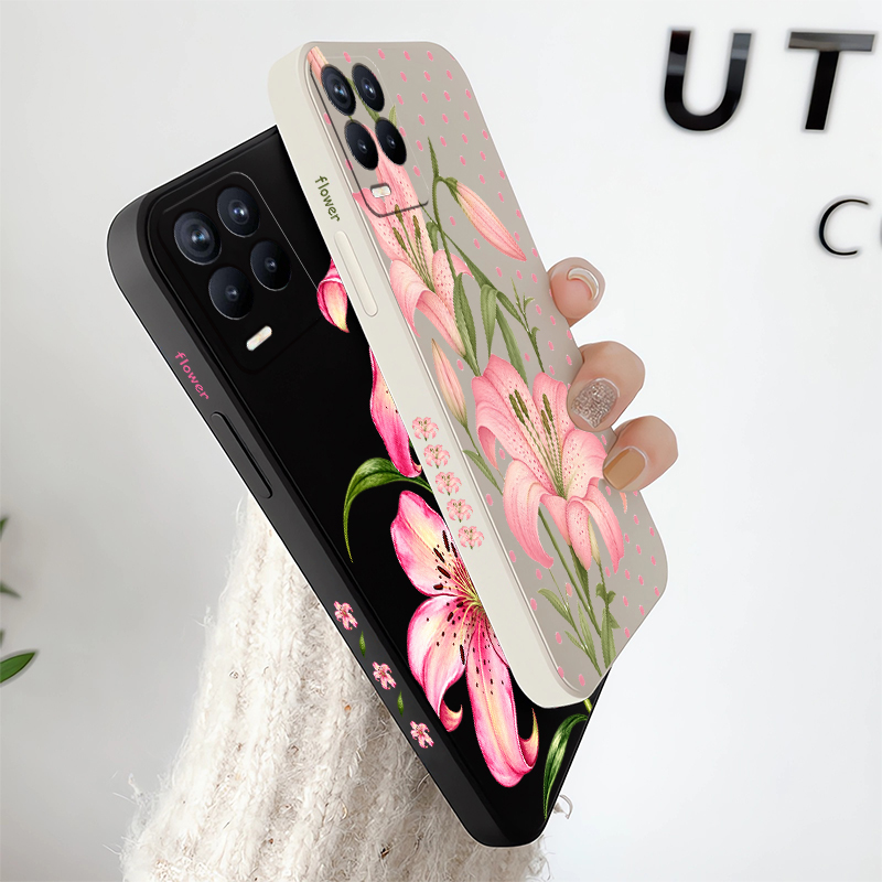 حافظة بتصميم زهور وردية لهواتف - مراجعة Realme Note 50 وسعره