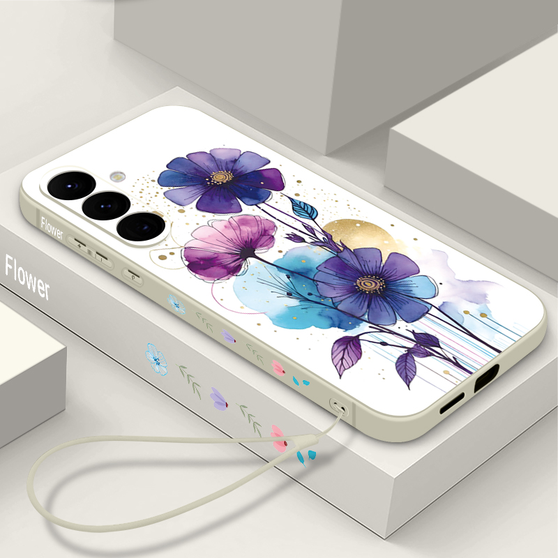 جراب هاتف إبداعي بتصميم زهور م - مراجعة Samsung Galaxy A55 وسعره