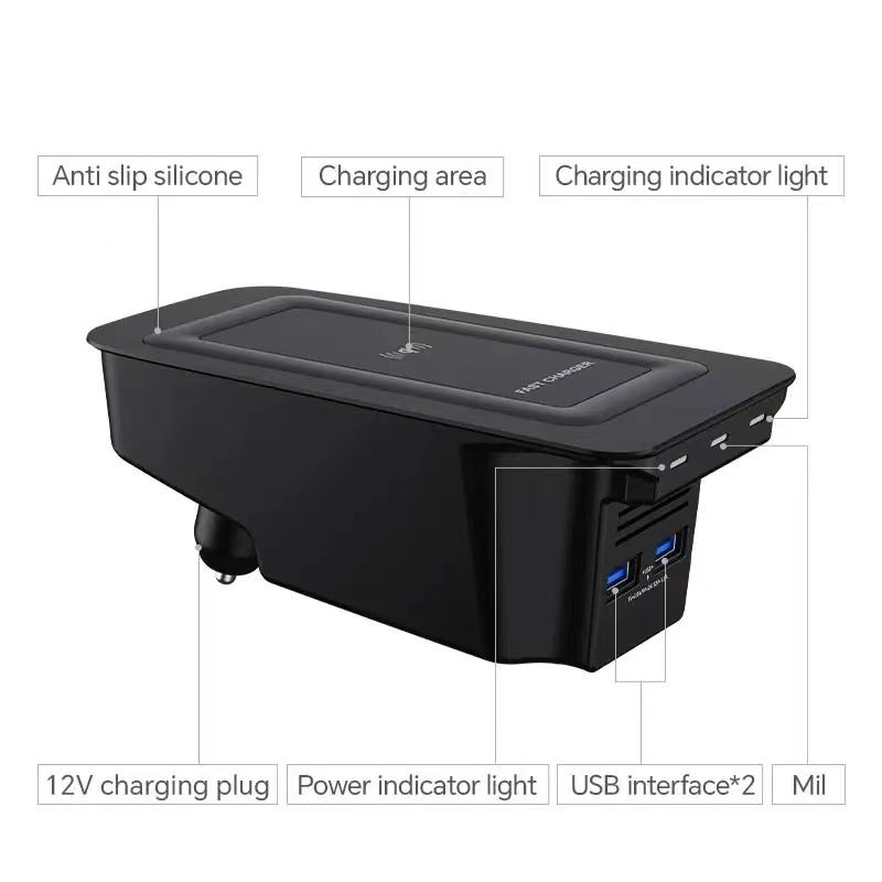 لوحة شاحن لاسلكي سريع لفولفو ، - مراجعة Wireless Phone Charger Pad وسعره