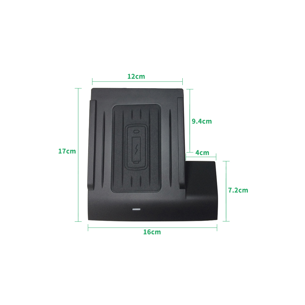حامل هاتف مع شاحن لاسلكي 15 وا - مراجعة Wireless Phone Charger Pad وسعره
