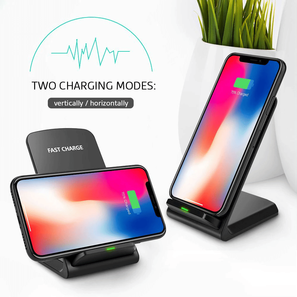 شاحن لاسلكي سريع بتقنية Qi مع  - مراجعة Wireless Phone Charger Pad وسعره