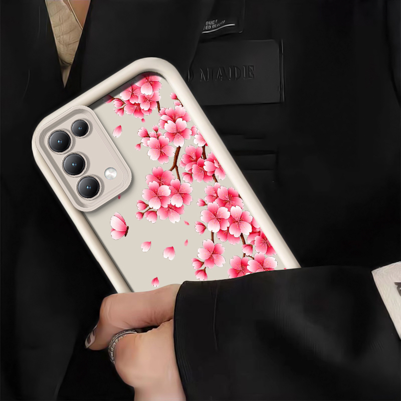 غطاء هاتف بتصميم زهور وردية له - مراجعة Realme Note 50 وسعره