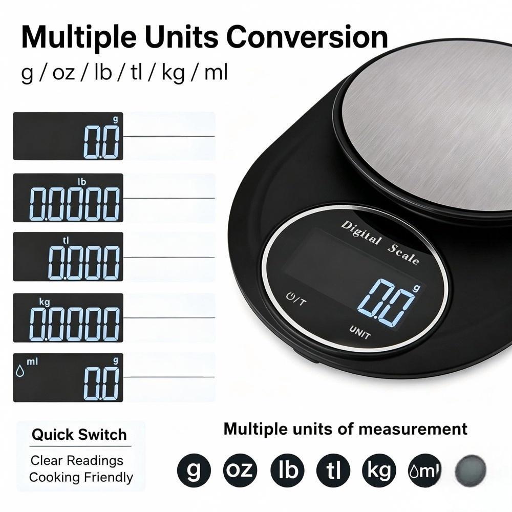 ميزان مطبخ رقمي محمول صغير بسع - مراجعة Electronics & Gadgets Charging Gocable 8 In 1 Edc 100W Cable وسعره