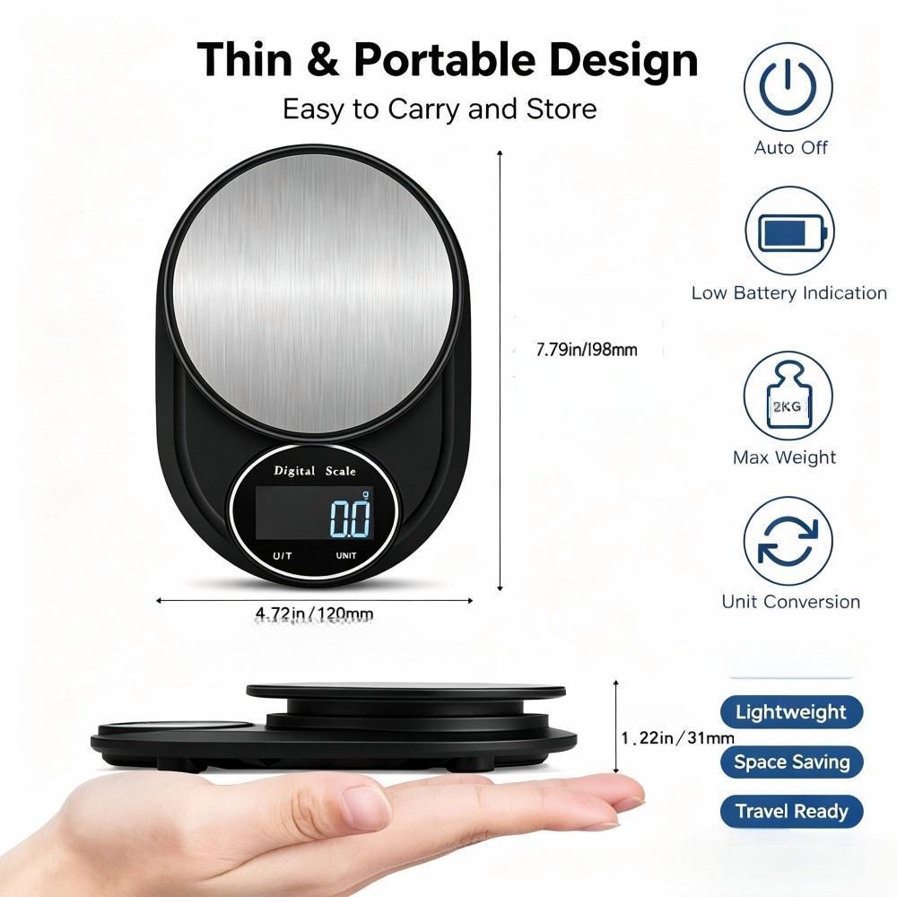 ميزان مطبخ رقمي محمول صغير بسع - مراجعة Electronics & Gadgets Charging Gocable 8 In 1 Edc 100W Cable وسعره