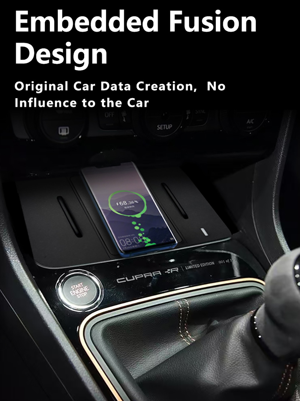 لمقعد 2 ليون 2012-2017 نموذج ج - مراجعة Wireless Phone Charger Pad وسعره
