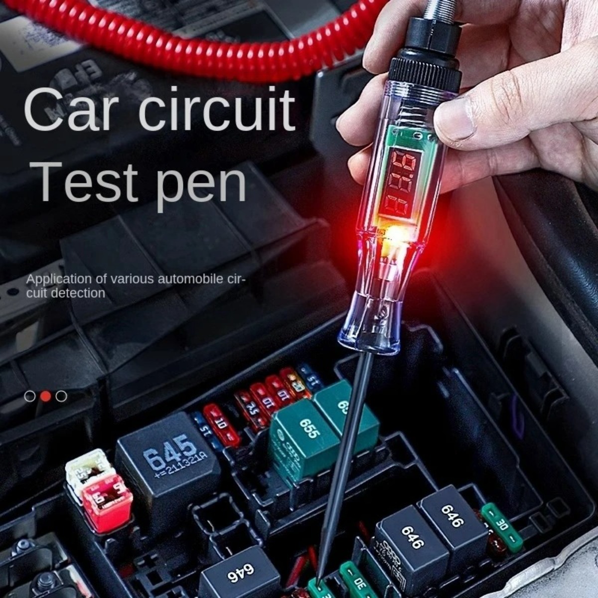 جهاز اختبار دائرة الجهد للسيار - مراجعة Electronics Quiz وسعره